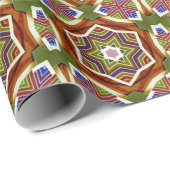 Papier Origami Effect in Groene en Donkere Aarde T (Rol Hoek)