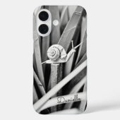 Papier Origami Slak in het gras Monogram Case-Mate iPhone Case (Achterkant)