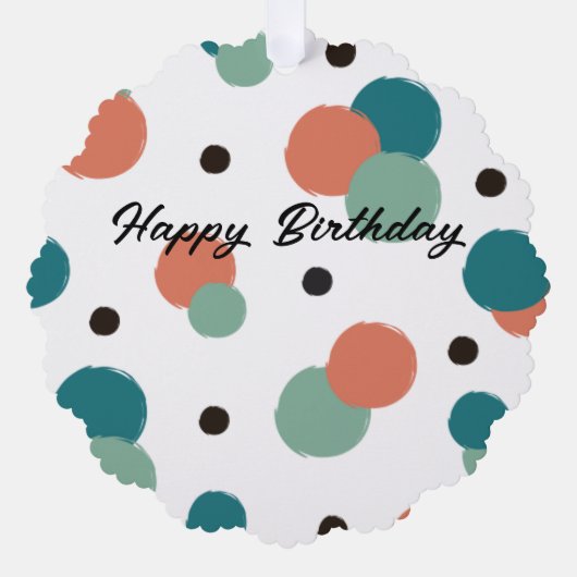 Papier Ornament Kaart (Voorkant)