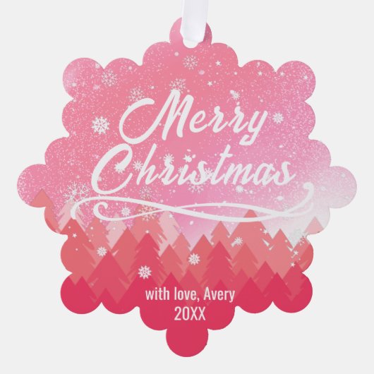 Papier Ornament Kaart (Voorkant)