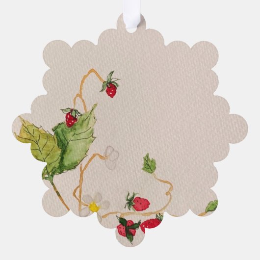 Papier Ornament Kaart (Achterkant)