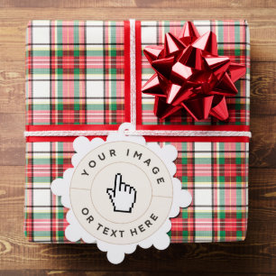 Papier Ornament Kaart - Aangepast (afbeelding/teks
