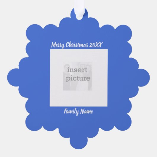 Papier Ornament Kaart krans (Achterkant)