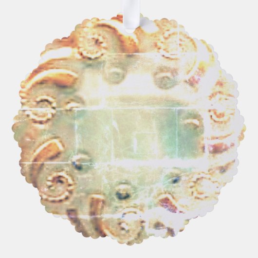 Papier Ornament Kaart KUNST EN DESIGN (Achterkant)