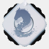 Papier Ornament stijl: geschulpte, Papier: Superfi (Achterkant)