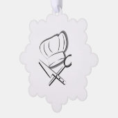 Papier Ornament Stijl: Sneeuwvlok, Papier: Superfi (Links)