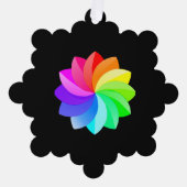 Papier Ornament Stijl: Sneeuwvlok, Papier: Superfi (Voorkant)