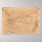 Papier oud textuurperkament poster (Voorkant)