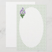 Papier: Overtredingen, poka Dots to Personalize Briefpapier (Voorkant / Achterkant)