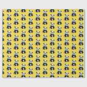 Papier-Panda-Beer met onmiddellijke verpakking Cadeaupapier (Vlak)