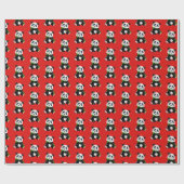 Papier-Panda-Beer met onmiddellijke verpakking Cadeaupapier (Vlak)