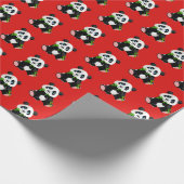 Papier-Panda-Beer met onmiddellijke verpakking Cadeaupapier (Hoek)