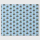 Papier-Panda-Beer met onmiddellijke verpakking Cadeaupapier (Vlak)