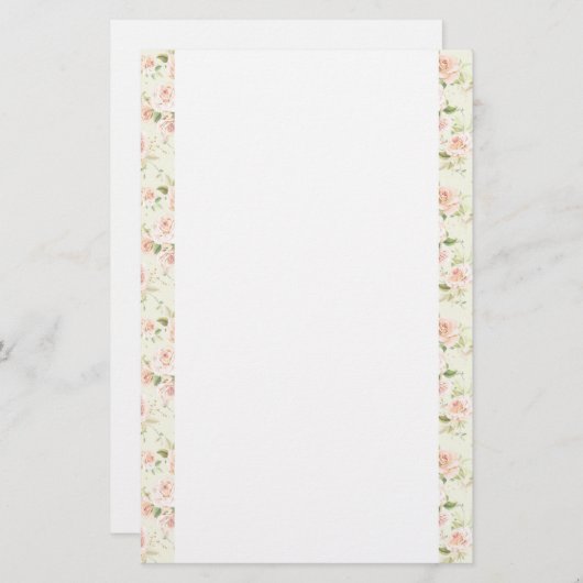 Papier papier-blush Rozen (Voorkant / Achterkant)