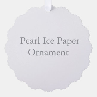 Papier Parel Ijs Ornament Kaart