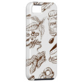 Papier patroon Case-Mate iPhone case (Back/Rechts)