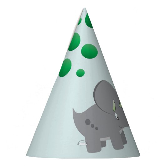 Papier Pet Dinosaurus Feesthoedjes (Links)