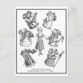  papier pop Briefkaart (Voorkant)