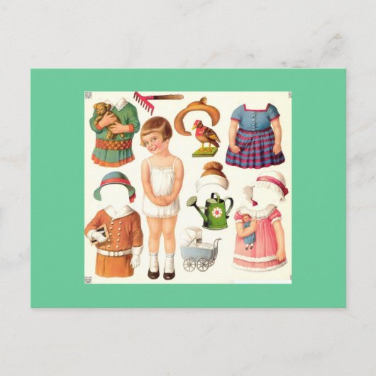  papier pop Briefkaarten (Voorkant)