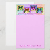 Papier - Pop Kunst Tom Cat (Voorkant / Achterkant)