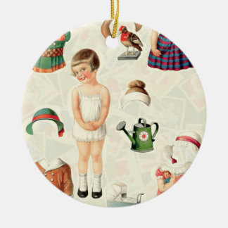  papier poppen boom Ornament