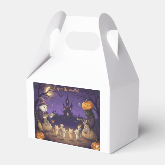 Papier&Pukku prettig Halloween! Bedankdoosjes (Voorkant Zijde)