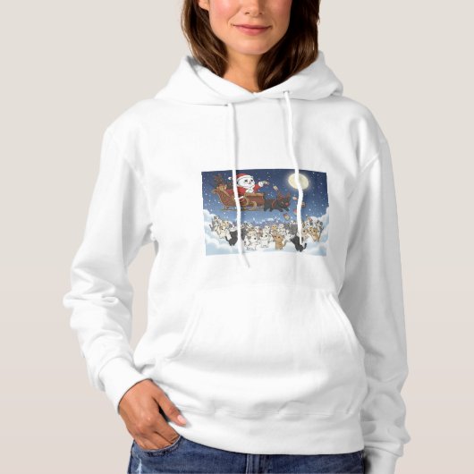 Papier&Pukku Prettig kerstfeest! Hoodie (Voorkant)