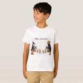 Papier&pukku prettige Halloween! T-shirt (Voorkant volledig)