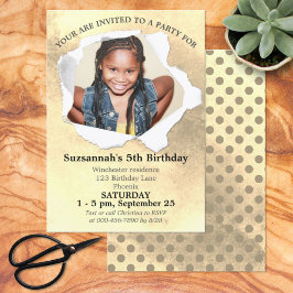 Papier Punch Shape Custom Foto Waterverf Sjabloon Kaart