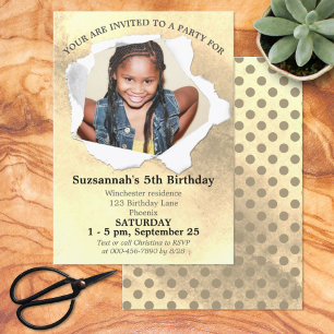 Papier Punch Shape Custom Foto Waterverf Sjabloon Kaart