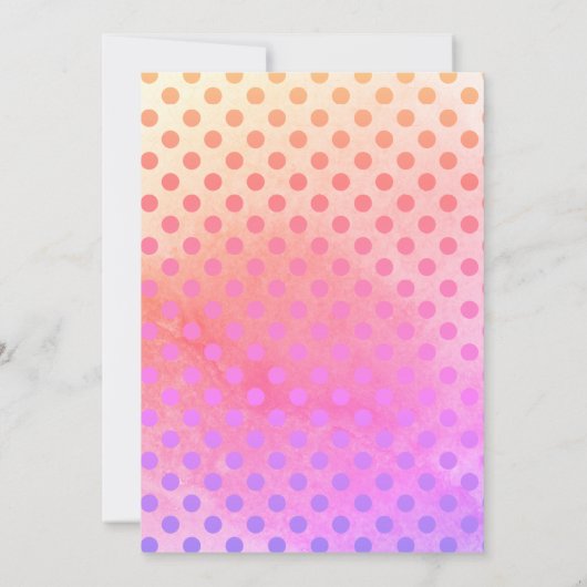 Papier Punch Shape Custom Foto Waterverf Sjabloon Kaart (Achterkant)