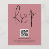 PAPIER | QR-code voor weddenschap tussen Roos RSVP Flyer (Voorkant)