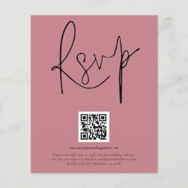 PAPIER | QR-code voor weddenschap tussen Roos RSVP Flyer