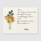 Papier Quilled Flowers All-Occasion Magnetische Ka (Voorkant)