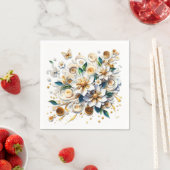 Papier Quilling Bloemen en Vlinders Servet (Insitu)