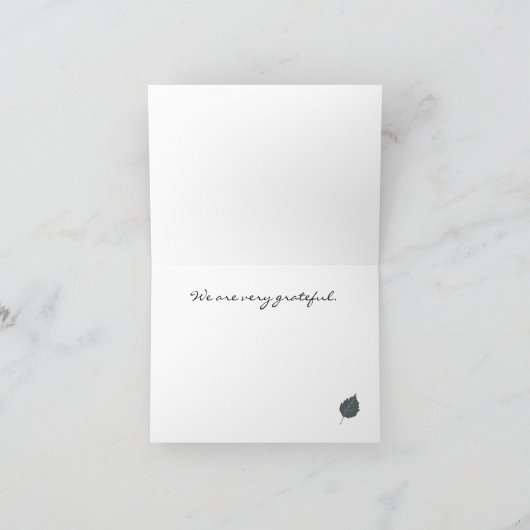 Papier Quilling Print Dank u Vakantie Note Kaart (Binnen)