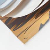 Papier Rococo Maltese pastelkleuren Fleece Deken (Hoek)