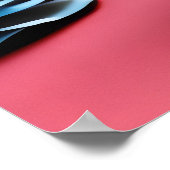 Papier Rococo Norfolk Terrier pastelkleuren Poster (Hoek)