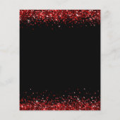 PAPIER | Rode kerstfeestjes Flyer (Achterkant)