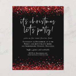 PAPIER | Rode kerstfeestjes Flyer