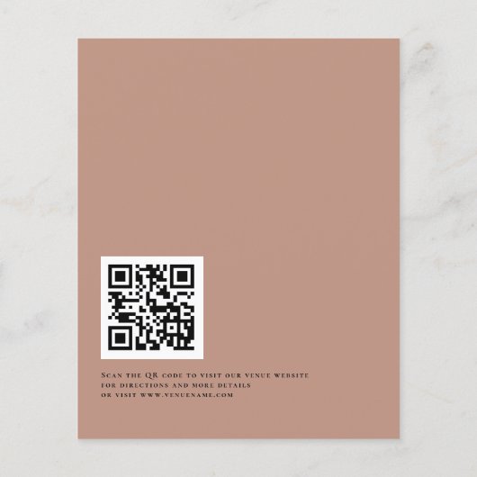 PAPIER Roos Gold Balloons QR Code 21st Party Flyer (Achterkant)