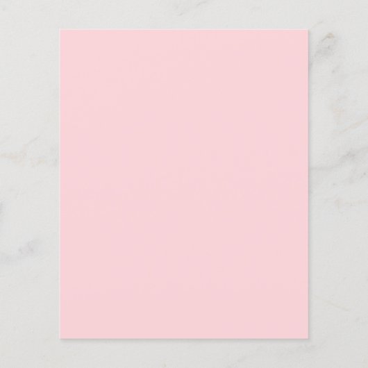 PAPIER | Roze goudCake 70e partij Flyer (Achterkant)