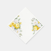 Papier-Rozen Servet (Hoek)