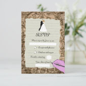 Papier RSVP Kaartje (Staand voorkant)