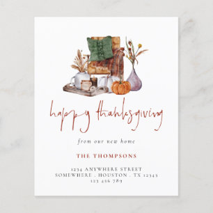 PAPIER   Rustic Happy Thanksgiving vanuit New Home Flyer