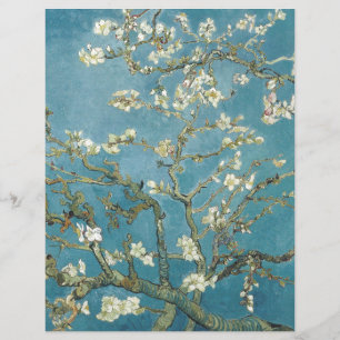 PAPIER SCRAPBOOK :VAN GOGH : ALMOND BLOSSOM