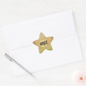  Papier Scroll Cowgirl Star Stickers (Envelop)