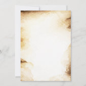 Papier Scroll Rustiek Land Repetitie Diner Kaart (Achterkant)