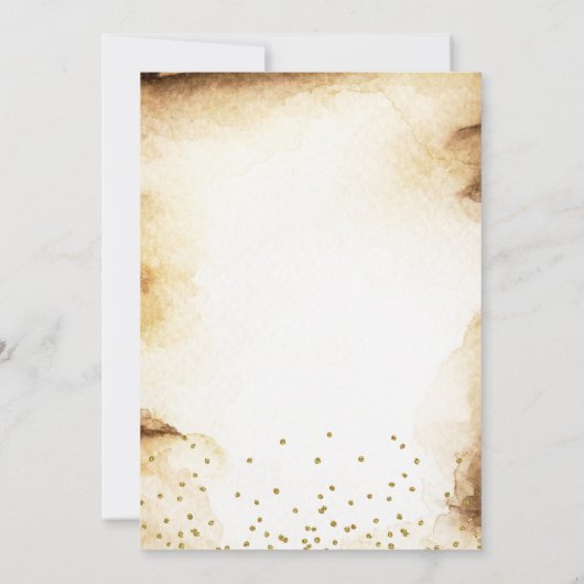 Papier Scroll Rustiek Lief Zestien Verjaardagsfees Kaart (Achterkant)