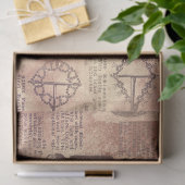 Papier Serie Ephemera Bedrukt Design 15 (Geschenk)